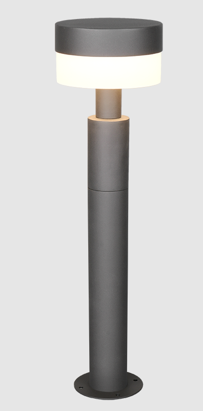 Sockelleuchte, IP54, Anthrazit