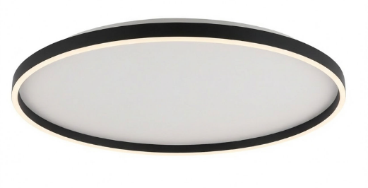 LED Deckenleuchte, 3-stufig dimmbar, Schwarz