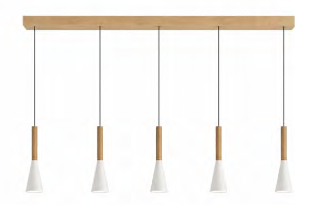 LED Pendelleuchte, Sandfarben