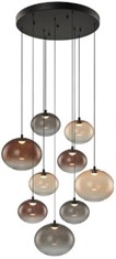 LED Pendelleuchte, 3-stufig dimmbar, Multicolor