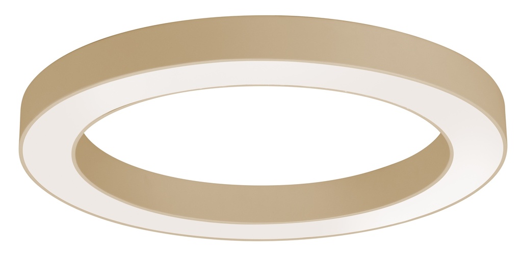 LED Deckenleuchte, Fernbedienung, CCT, dimmbar, Nickel matt