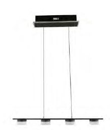 LED Pendelleuchte, 3-stufig dimmbar, Memory, Höhe einstellbar, Backlight