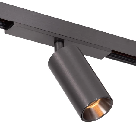 LED Strahler, SmartHome, dimmbar, Matt Schwarz-Chrom