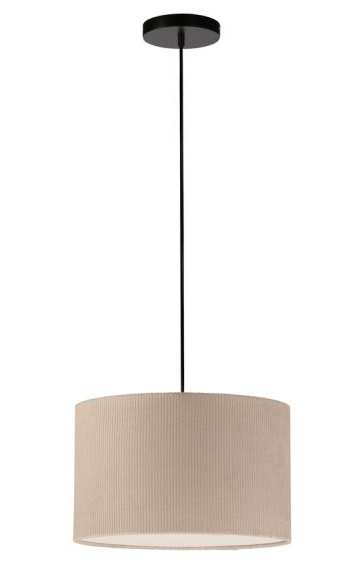 Pendelleuchte, Beige, E27