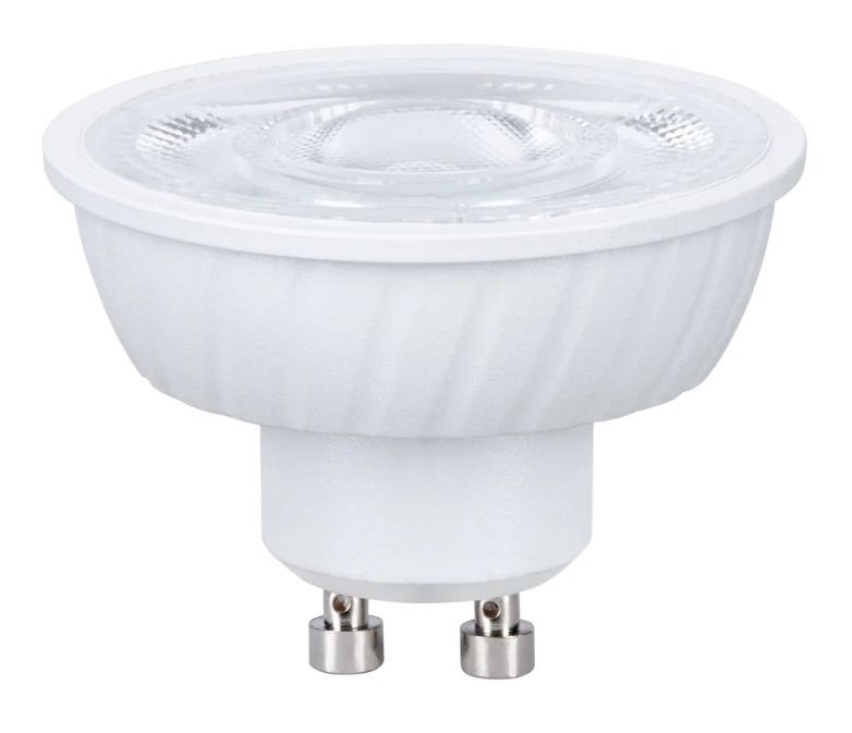 LED Leuchtmittel, GU10 Flat, 4,9W, 2700K, 550lm