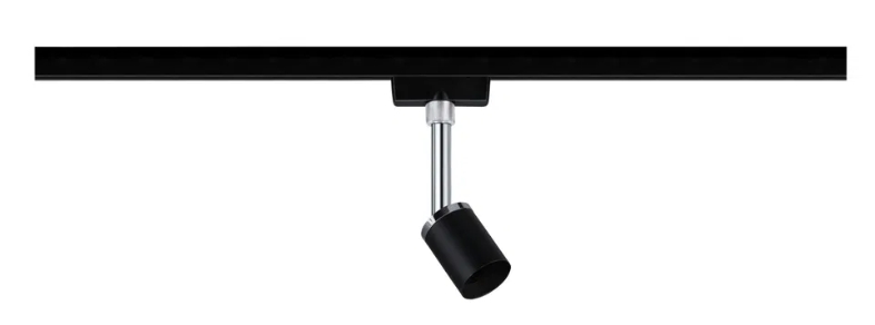 Schienen-Spot, GU10 max. 10 Watt LED, Farbe:Schwarz matt, Dimmbar