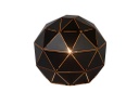 Moderne, schwarz / goldene Tischleuchte
