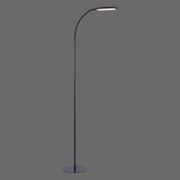 Schwarze Stehleseleuchte