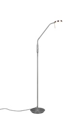 LED Stehleuchte, inkl. Tastdimmer, schwenkbar