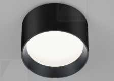 Deckenleuchte, Acryldiffusor satiniert, Farbe = schwarz, CRI>90