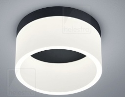 Deckenleuchte, Acryldiffusor satiniert, Farbe = matt schwarz, CRI>90