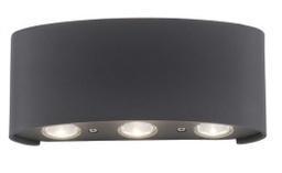 Wandleuchte für den Innen- und Außenbereich, 6 Linsen