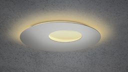 LED Deckenl., Casambi, SmartH. fähig, CRI 90+, Silber eloxiert