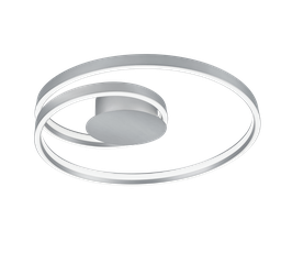 LED Deckenleuchte, DTW, CI-Mote, Nickel matt