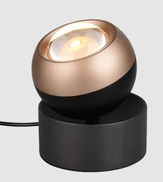 LED Tischleuchte, Schwarz, CCT, Touchdimmer