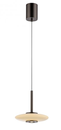 LED Pendelleuchte, höhenverstellbar, dimmbar, Braun