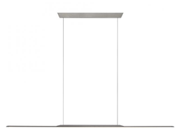 LED Pendelleuchte, dimmbar, Höhe einstellbar, Grau