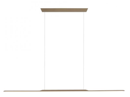 LED Pendelleuchte, dimmbar, Höhe einstellbar, Champagner