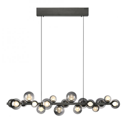 LED Pendelleuchte, CCT, Memory, Fernbed., höhenverstellbar