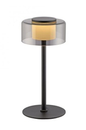 LED Tischleuchte, Schnurdimmer, Memory, Schwarz, ZT2