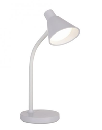 LED Tischleuchte, Weiß, schwenkbar