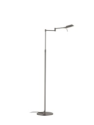 LED Stehleuchte, CCT, Tastdimmer, CRI 90+, höhenverstellbar