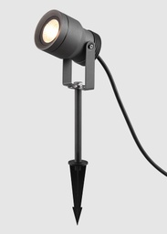 LED Strahler, IP65, Erdspieß, Anthrazit