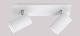 Deckenstrahler, 2-flg., weiß