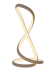 LED Tischleuchte, sandfarben, Schnurdimmer