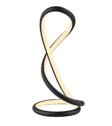 LED Tischleuchte, schwarz, Schnurdimmer