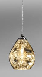 LED Pendelleuchte, Chrom