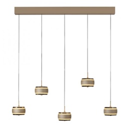 LED Pendelleuchte, dimmbar, CCT, höhenverster., Fernbed.