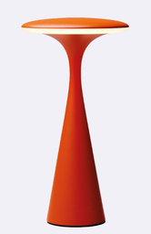 LED Akku Tischl., Orange, dimmbar, CCT, Memory, 10-120H, IP54