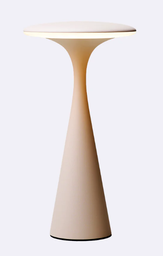 LED Akku- Tischleuchte, creme, dimmbar, CCT