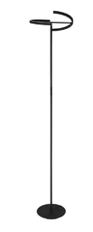 LED Stehleuchte, Schwarz, schwenkbar