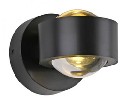 LED Wandleuchte, schwarz