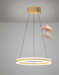 LED Pendelleuchte, CCT, Fernbed., höhenverstellb.