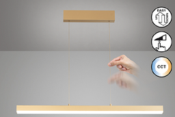 LED Pendelleuchte, CCT, Tastdimmer, ausziehbar