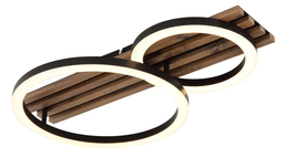 LED Deckenleuchte, Holzoptik