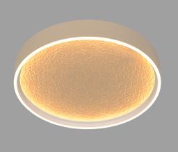LED Deckenleuchte, 3-Stufen dimmbar, Sandfarben