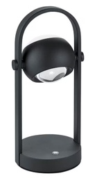 LED Akku Tischleuchte, CCT, dimmbar, Fernbedienung, schwenkbar