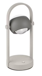 LED Akku Tischleuchte, CCT, dimmbar, Fernbedienung, schwenkbar