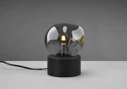 Tischleuchte, E14, Touchfunktion, Rauchglas