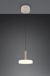 LED Pendelleuchte, SwitchDim, höhenverstellbar, Opalglas