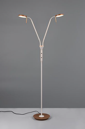 LED Stehleuchte, 2-flammig, CCT, Tastdimmer