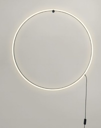 LED Wandleuchte, CCT, dimmbar, Schwarz