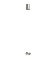 LED Pendelleuchte, Nickel matt