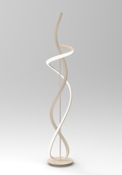 LED Stehleuchte, Touchdimmer, Sandfarben