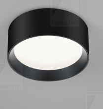 LED Deckenleuchte, Schwarz, dimmbar, Casambi, CRI 90+