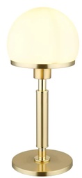 LED Tischleuchte, Opalglas, Schnurschalter, E27